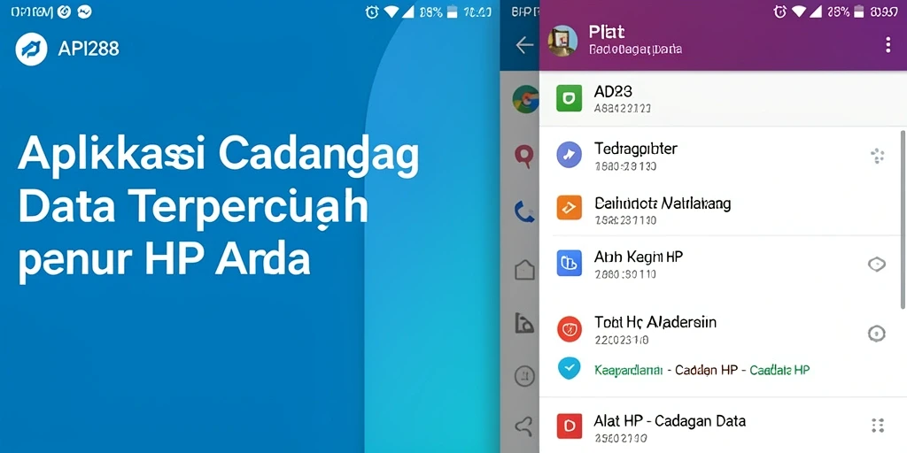 Antarmuka pengguna API288 yang sederhana dan mudah digunakan.