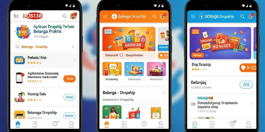 Antarmuka BOS138 yang intuitif untuk aplikasi Dropship.