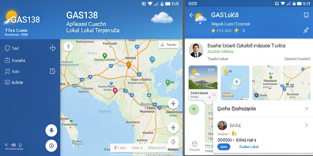 Tampilan antarmuka aplikasi GAS138 yang informatif dan mudah dipahami.
