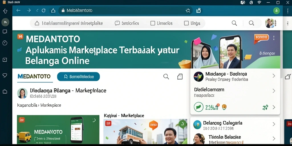 Antarmuka MEDANTOTO yang ramah pengguna untuk belanja online.