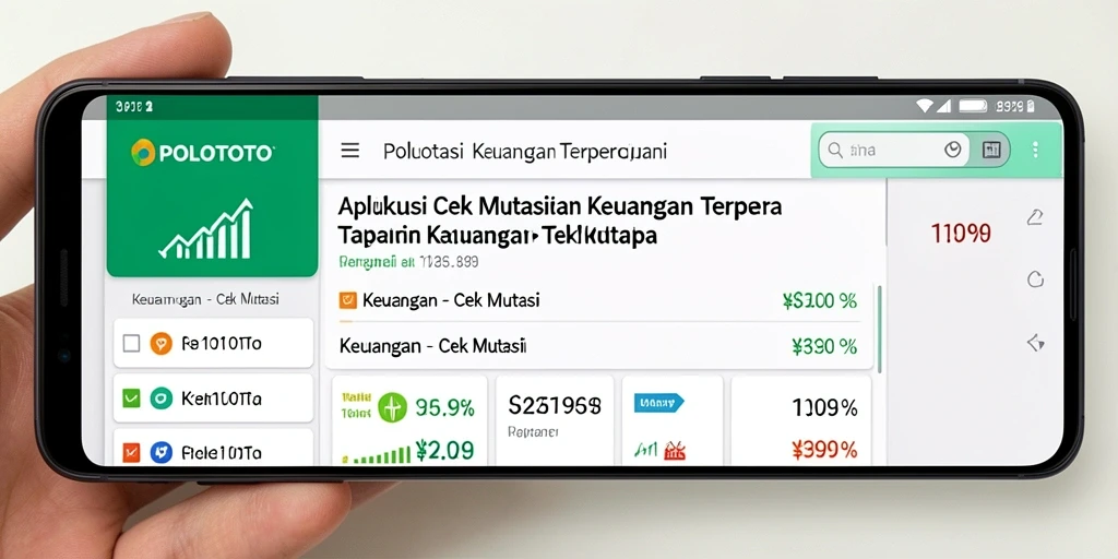 Antarmuka POLOTOTO yang intuitif untuk cek mutasi keuangan.