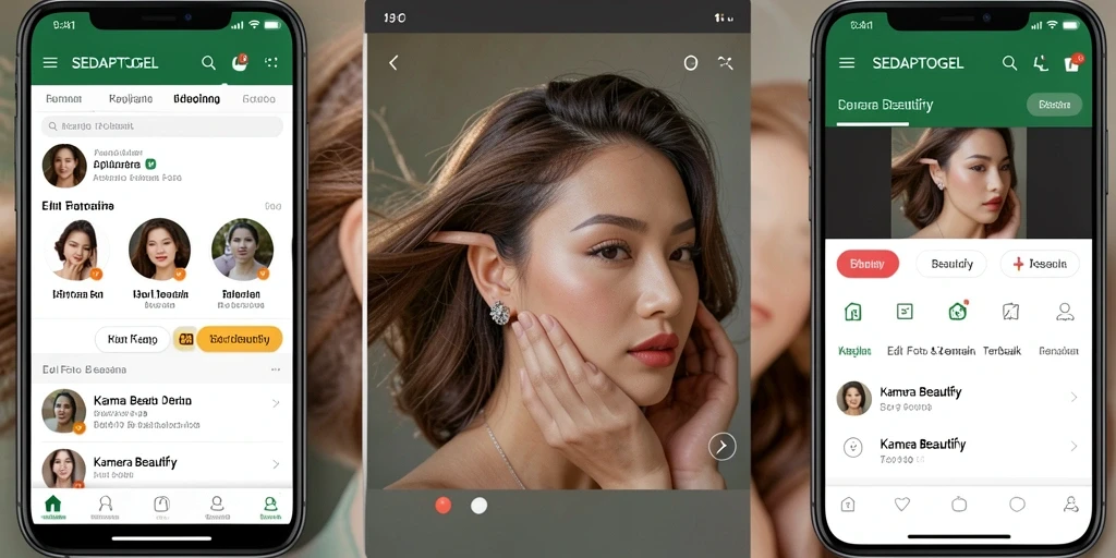 Antarmuka ramah pengguna SEDAPTOGEL menampilkan alat editing foto yang inovatif.