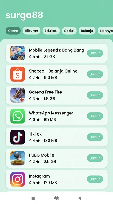 Akses Mudah Aplikasi Populer di surga88 — Temukan Semua di Sini